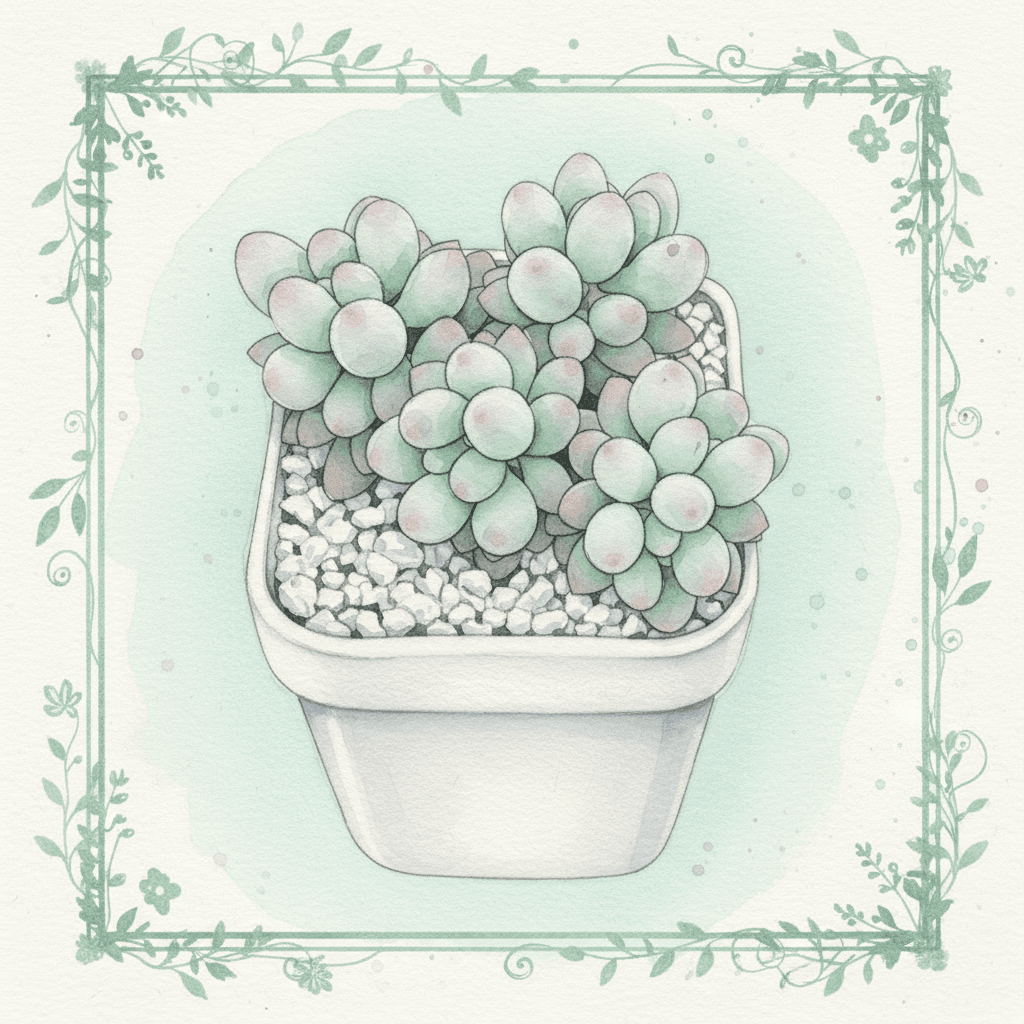 Pachyphytum ‘Machucae’ (Baby Finger) | 嬰兒手指 - art twin