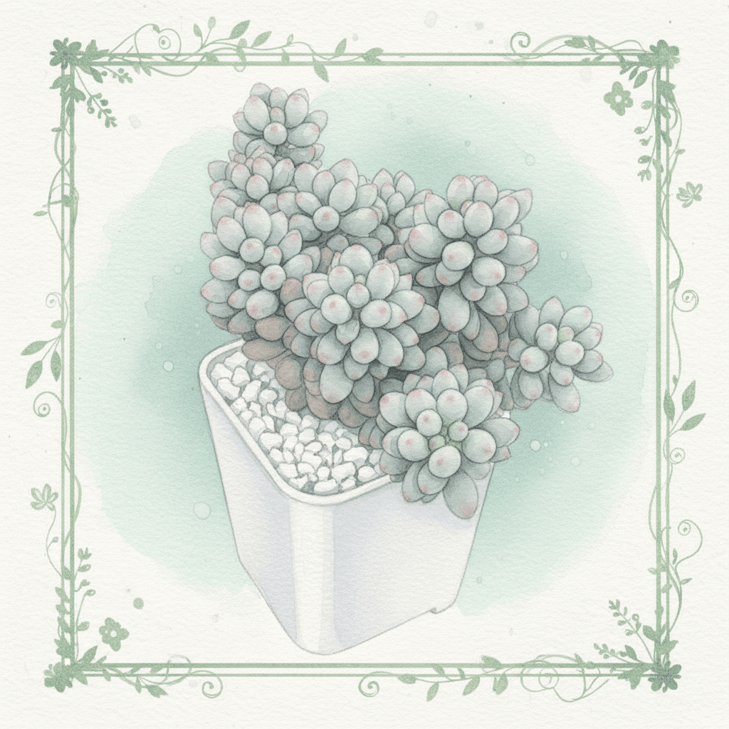 Pachyphytum ‘Machucae’ (Baby Finger) | 嬰兒手指 - art twin