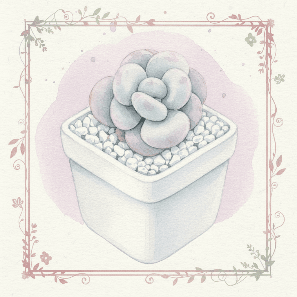 Pachyphytum ‘Cheese’ | 奶酪 - art twin