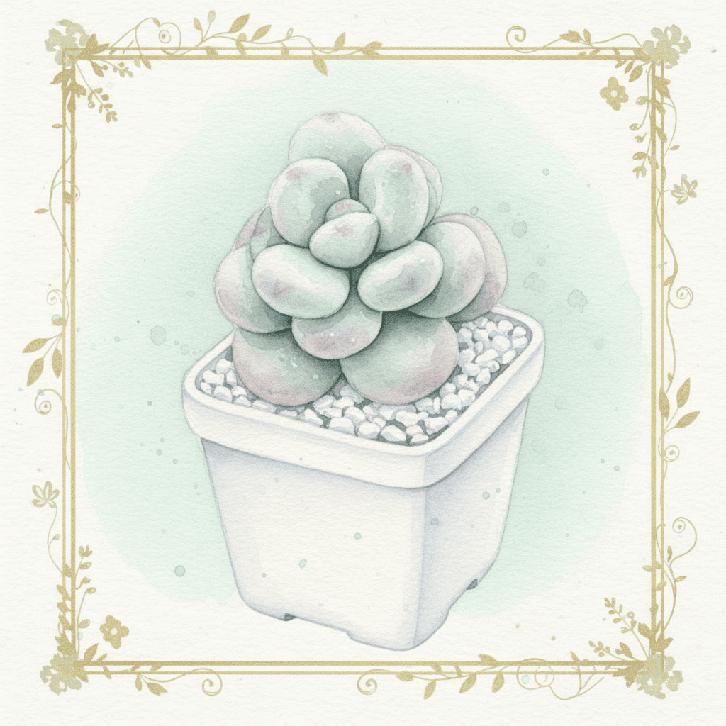 Pachyphytum ‘Cheese’ | 奶酪 - art twin